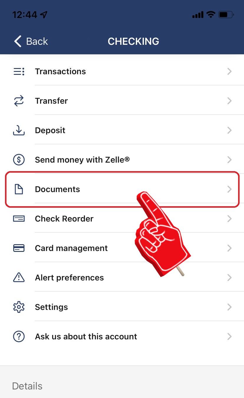 Alternate location of Documents in SUMA mobile app