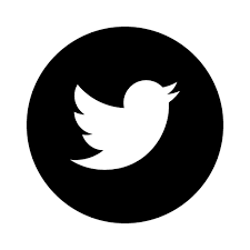 Twitter logo b&w