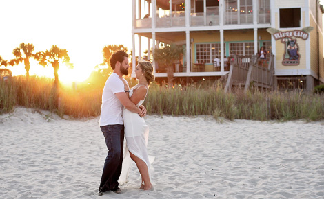photo of couple on beach