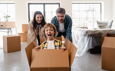 photo of box in moving box